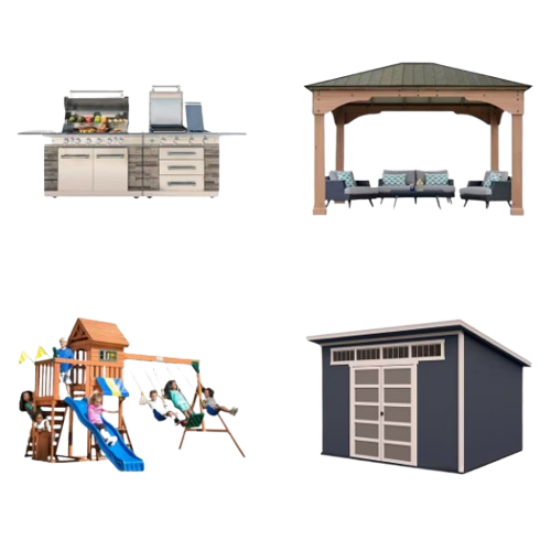 Costco assembly and installation services for sheds, gazebos, and playsets